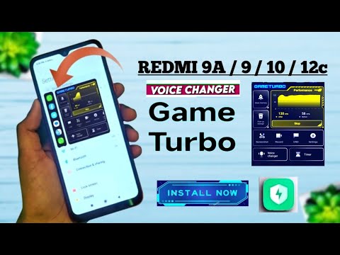 Enable Game Turbo In Redmi 9/9A/10/12c & Poco C3 With Voice Changer | Install Now