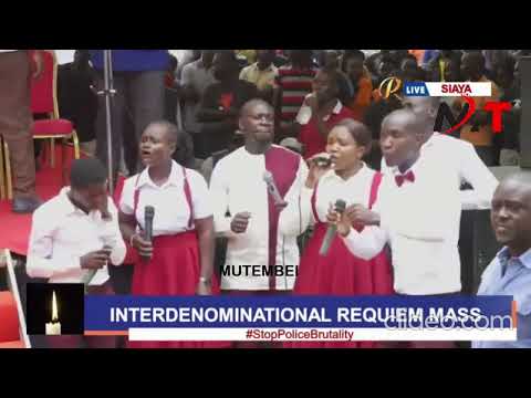 Azimio Requiem Mass at Bondo in Siaya County - Performance by Bilher Collins