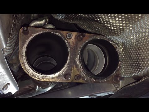 BMW F82 M4 Akrapovic Downpipes Installation