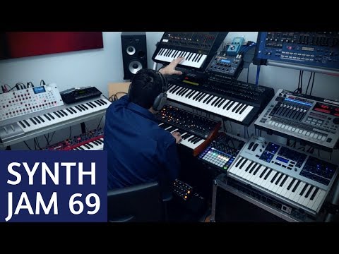 Synth Jam 69: Roland D05, Circuit, Indigo, Alpha Juno, Moog Minitaur, Sub 37, Odyssey & Nord Stage2