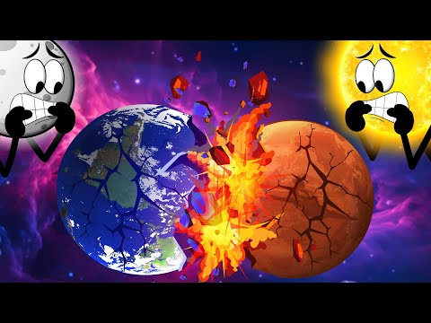 What if Earth and Mars Collided? + more videos | #planets #kids #children #whatif