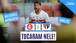TRICOLOR ARRANCA EMPATE COM O COLORADO | INTERNACIONAL 1X1 SÃO PAULO