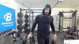 LEGS &amp; BACK WORKOUT: Dealing with Negativity / Haters Discussion