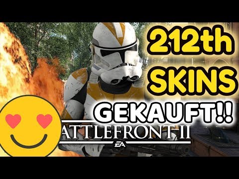 SELTENE 212th SKINS GEKAUFT UND VORGESTELLT AUF PS4! Star Wars Battlefront 2