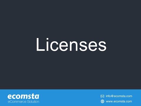 Licenses - eCommerce Script