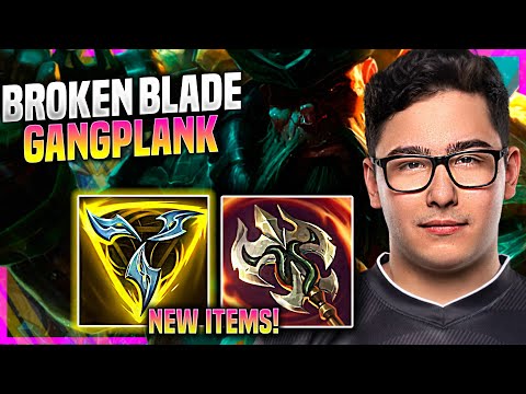 BROKEN BLADE GANGPLANK WITH NEW ITEM TRINITY! - TSM Broken Blade Plays Gangplank TOP vs Volibear! |