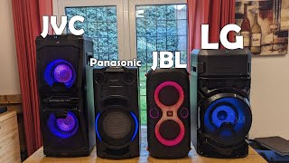 Party Speakers Under £350 Sound Comparison - Which is for you?