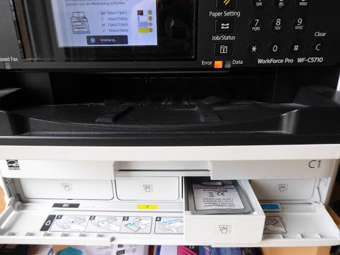 EPSON WF5710 Tinteneinheit nicht erkannt /  Ink Tray Error