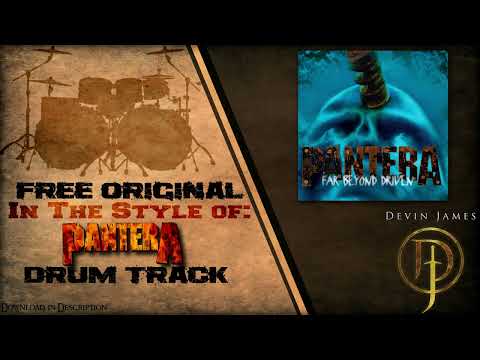 🥁 Pantera Style Drum Track 125 BPM | FREE DOWNLOAD