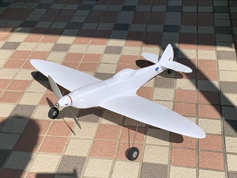 3dLabPrint Spitfire Mk XVI add landing gear, rudder and tail wheel, crash in landing