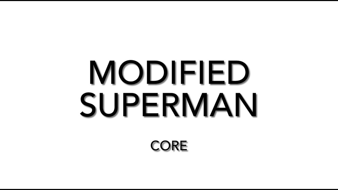 5. Modified Superman
