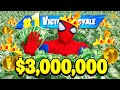 🔴LIVE! FINALS for $3,000,000 GRAND FINALS! (Fortnite)