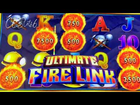 First Spin Bonus on Ultimate Fire Link Slot Machine! 🏔️💥🎰
