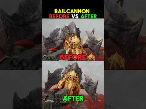 THE RAILCANNON BEFORE VS AFTER THE UPDATE - Helldivers 2