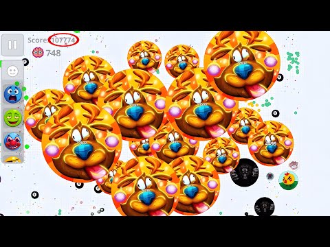 107k PRO SOLO 🦌 (AGAR.IO MOBILE)