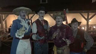 The “Cadaver Dans” singing outside the Haunted Mansion 4/13/19