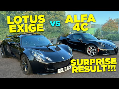Alfa Romeo 4C vs. Lotus Exige S2 – ULTIMATE Sports Car Showdown!