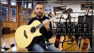 Video thumbnail for Taylor PS14CE Grand Auditorium by Artisan Guitars