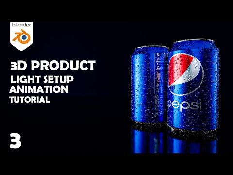 3D Product Visualization Tutorial  - Light Setup and Animation | Part 3