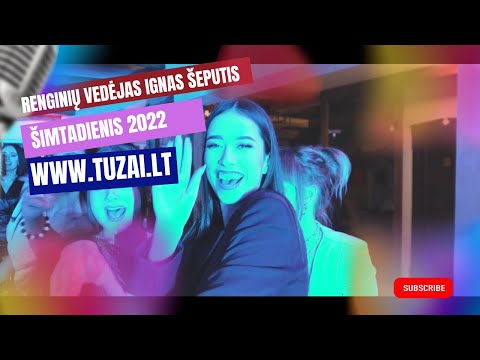 Renginių vedėjas Ignas Šeputis l ŠIMTADIENIS 2022 l TUZAI.LT