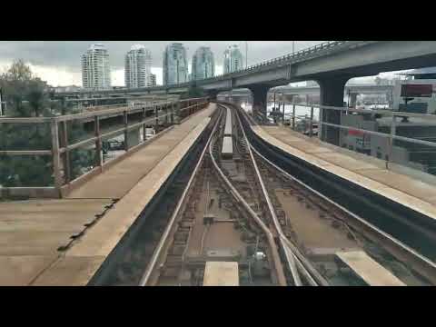 Skytrain Vancouver from waterfront to comercial in 33 seg