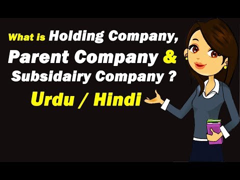 What is Holding Company | What is Parent Company & Subsidiary Company | Urdu / Hindi Video