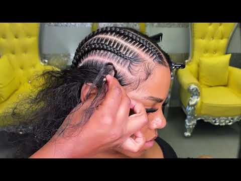 Cornrow Braid Bun