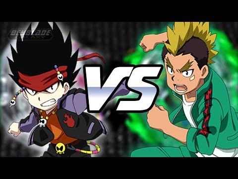 Dark Deathscyther .F.J vs Yeager Yggdrasil .G.Y - [Beyblade Burst] [ANIME BATTLE] - ベイブレードバースト