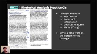 AP Lang Rhetorical Analysis MC Practice