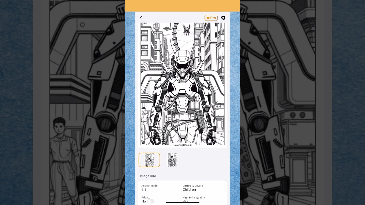 Coloring AI, the perfect AI app to create coloring pages!
