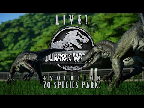 ALL 70 SPECIES PARK BUILD! - Episode 1 - Livestream