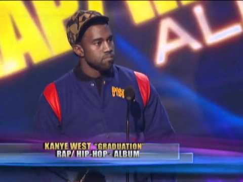 Kanye West Wins Favorite Rap/Hip-Hop Album - AMA 2008