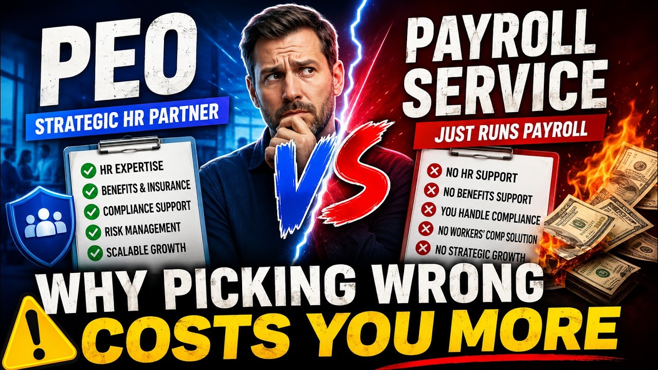 PEO vs Payroll Service — Why Picking Wrong Costs You More