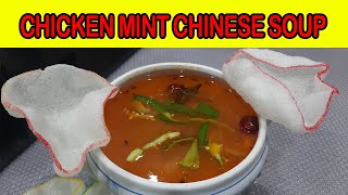 Chicken Mint Chinese Soup | Urdu/Hindi recipe | Queen's Kitchen
