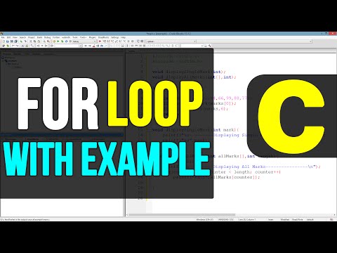 For Loop in C Programming Language | Video Tutorial