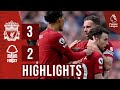 HIGHLIGHTS: Liverpool 3-2 Nottingham Forest | Jota brace & Salah winner in five-goal thriller