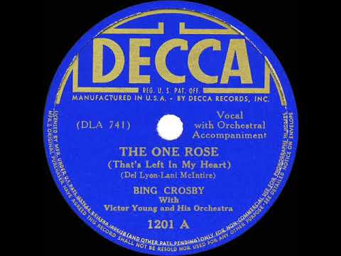 1937 HITS ARCHIVE: The One Rose (That’s Left In My Heart) - Bing Crosby