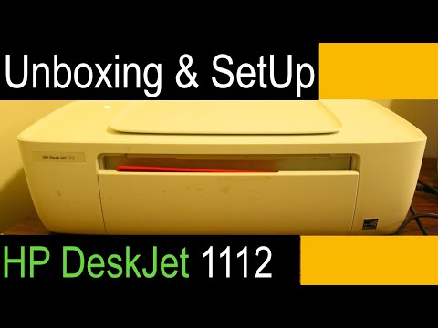 Thumbnail for HP Deskjet 1112 Setup & Quick Print Review