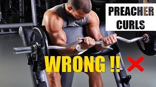 PREACHER CURLS लगाते हुए सावधान रहे इन 5 गलतियों से !