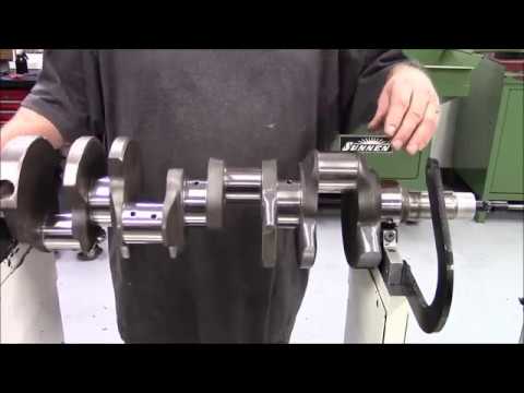 620 HP 454 Big Block Chevy Engine Build Part 4 GM Crankshaft Prep, Runout and Stroke Check