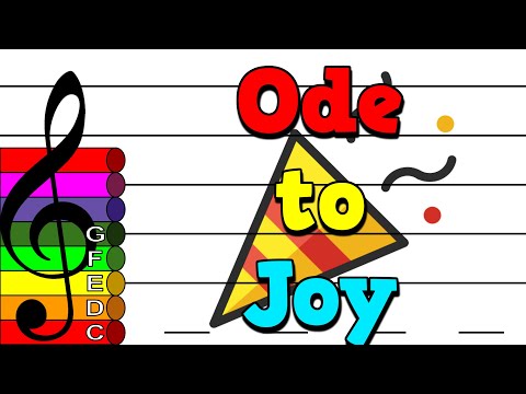 Ode to Joy - Treble Clef Boomwhacker Play Along