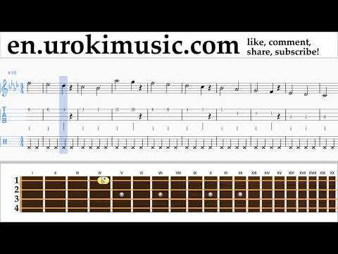 How to Play Ukulele P!nk - What About Us Tabs Part#1 exercises, scales um-i352