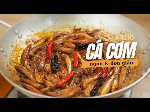 Cá cơm kho tiêu