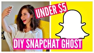 DIY Halloween Costume Idea! Funny, Cheap & Easy! SNAPCHAT GHOST