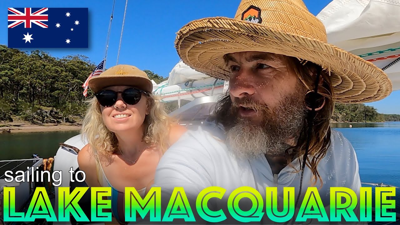 Sailing Lake Macquarie in New South Wales; The Largest Coastal Lake in The Southern Hemisphere