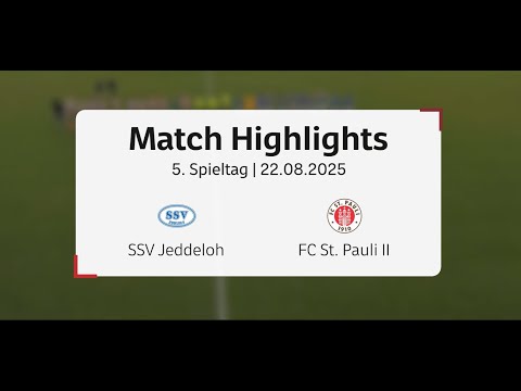 Highlights SSV Jeddeloh II : FC St. Pauli II