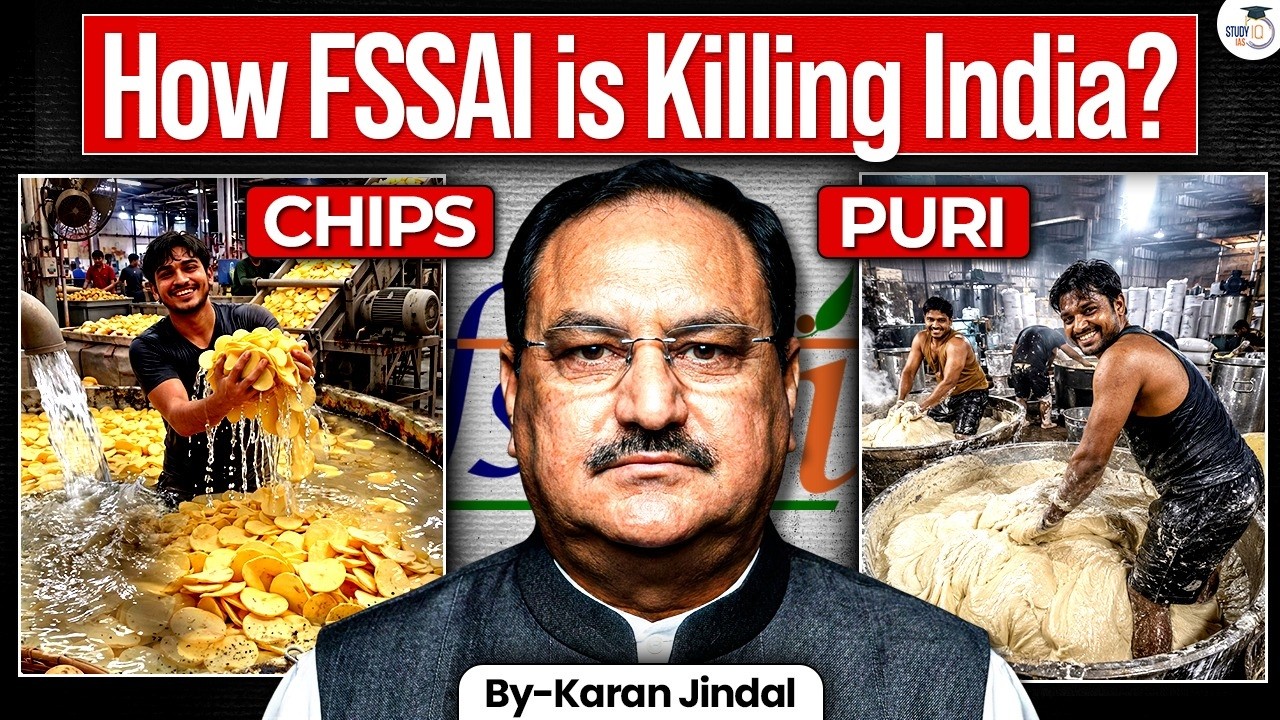 FSSAI Exposed: How is India's Food Safety System a Joke for Indians? | StudyIQ IAS