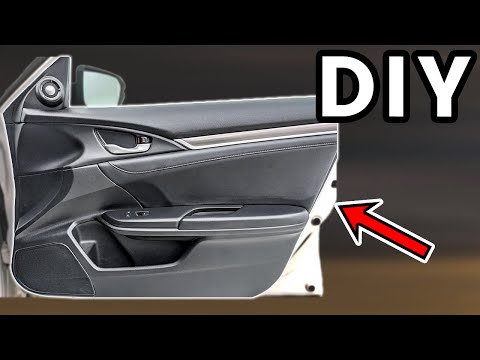 DIY 2016-2020 Honda Civic Passenger Front Door Panel Removal | How To Remove Honda Civic Door Panels