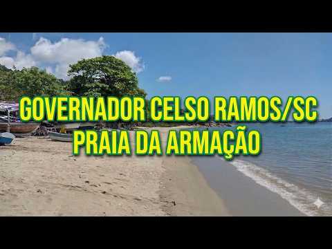 Praia Da Armação: Governador Celso Ramos/Santa Catarina/Brasil! Vídeo 369