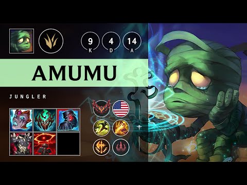 Amumu Jungle vs Kindred - NA Grandmaster Patch 25.05